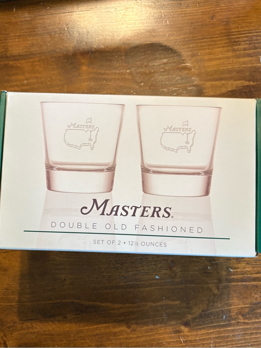 Masters Branded Double Old Fashioned Bar Glasses (set of 2)
